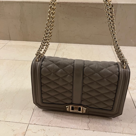 Rebecca Minkoff Quilted Gray Bag - Picture 3 of 6